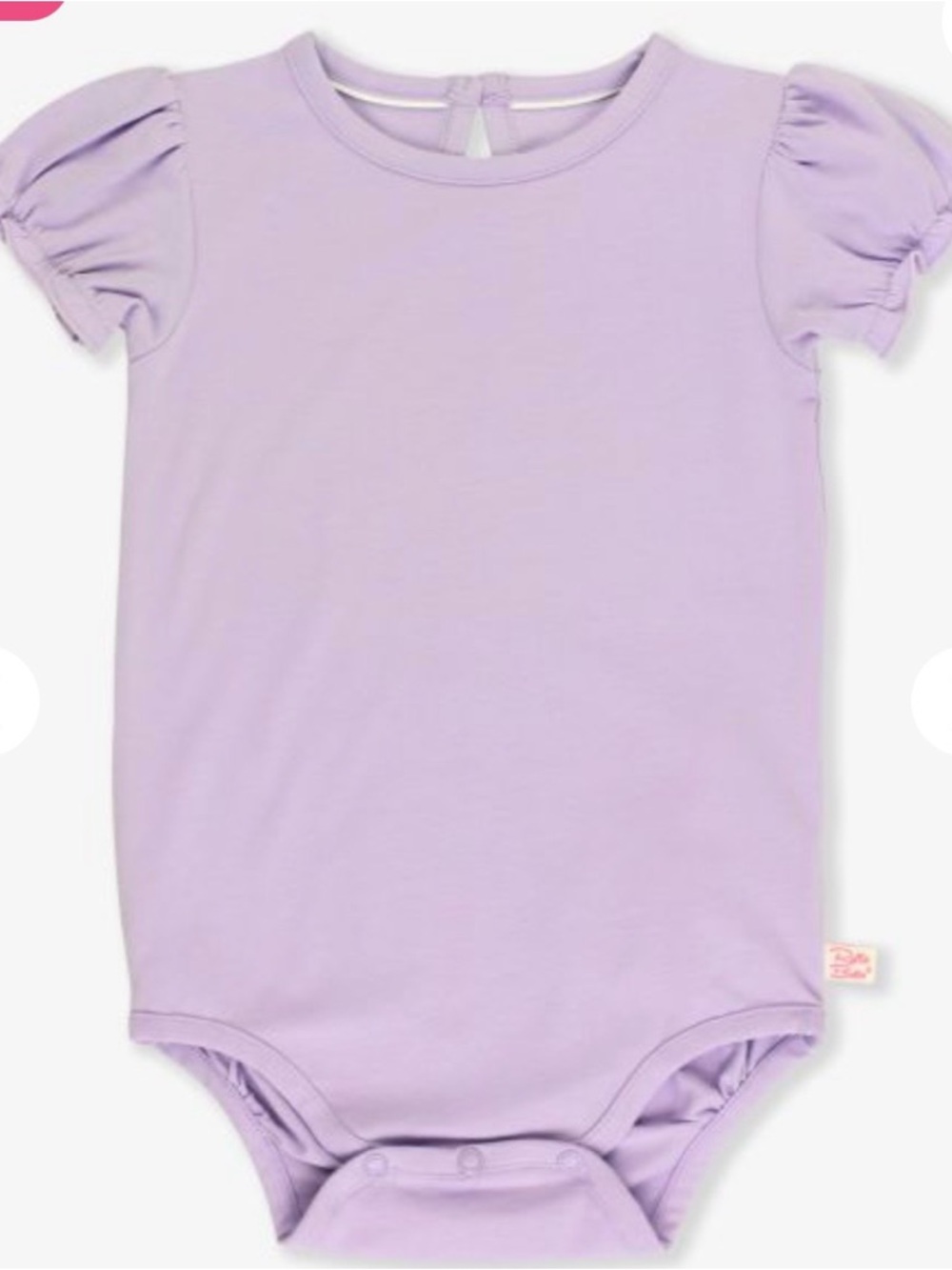 🌸5/$50🌸NWT Rufflebutts Lavender Knit Puff Short Sleeve Bodysuit